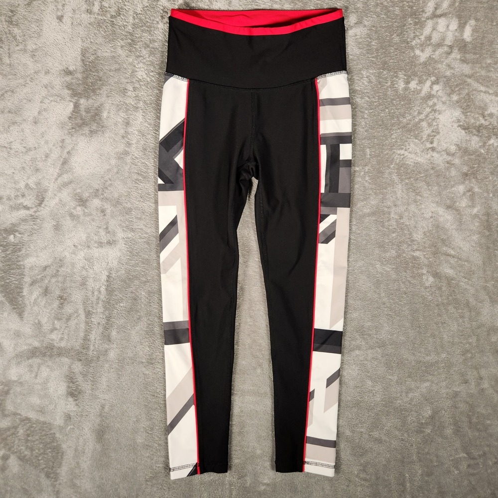 Xersion Leggings Womens Small Black Excellent Colorblock High‎ Rise Athletic